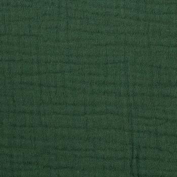 Preview: Musselin - Double Gauze -  Jenke Uni Smaragd by Swafing